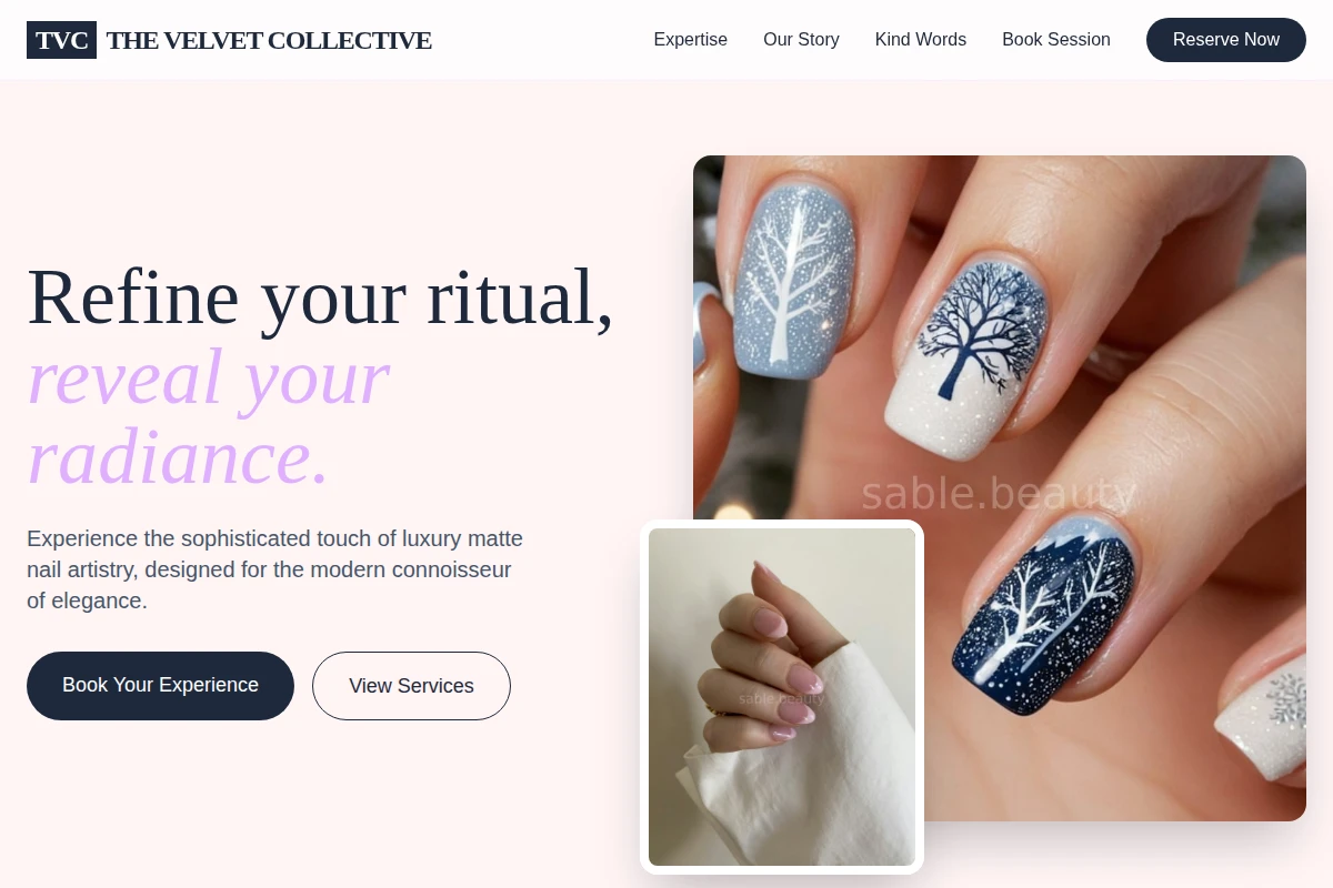 Matte Nail Art