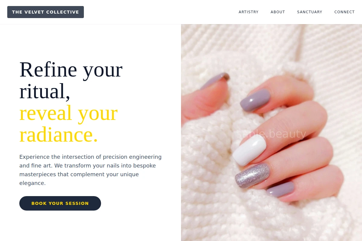 Gilded Nail Art