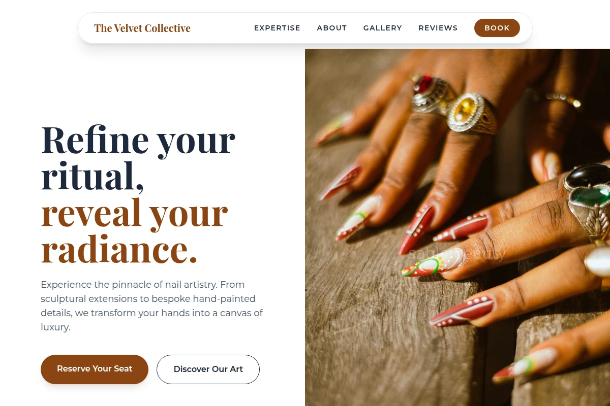 Gilded Nail Art