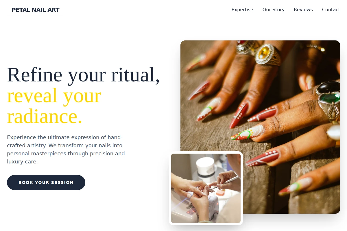 Petal Nail Art